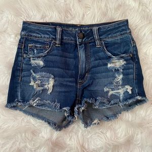 American Eagle Hi-Rise Jean Shorts